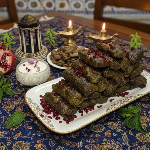 Borujerd-Style Grape Leaf Dolmeh